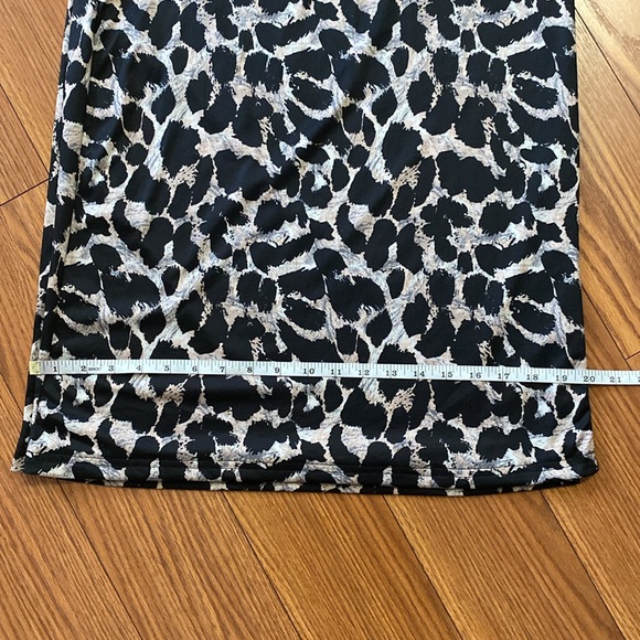 European designer women’s leopard print elastic high waist wide pants sz S/M - Picture 16 of 17